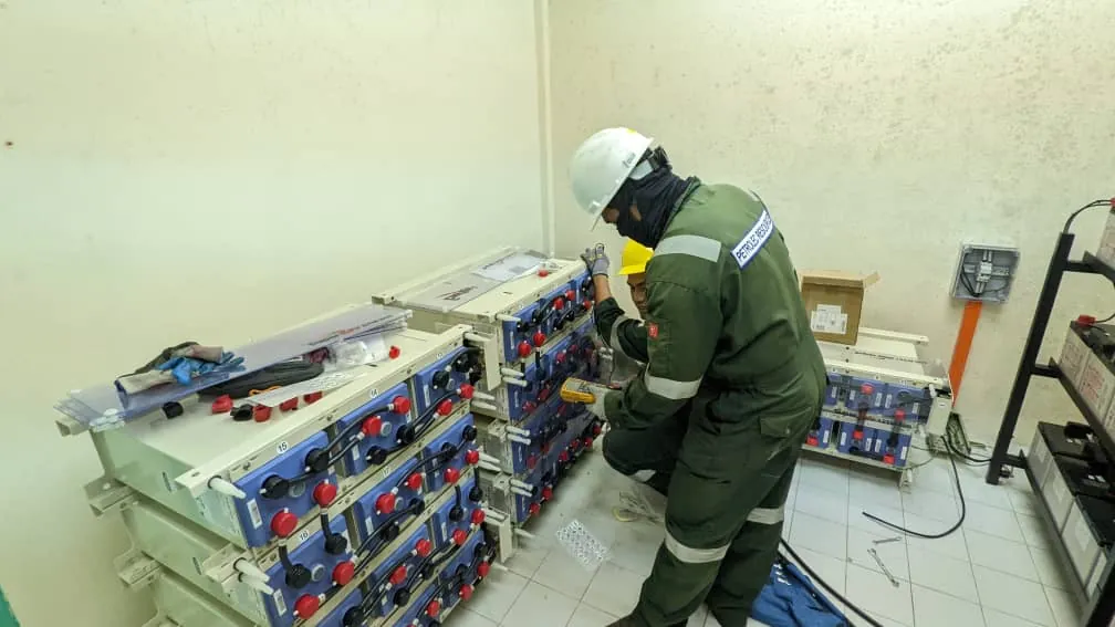 PRSB technician on field operations in PPE